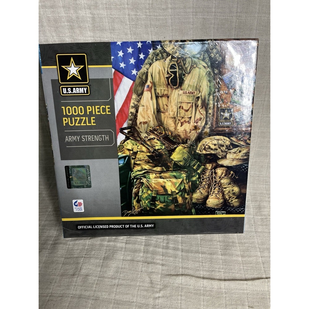 Army Strength By Master New 1000 Piece Puzzle Factory Sealed